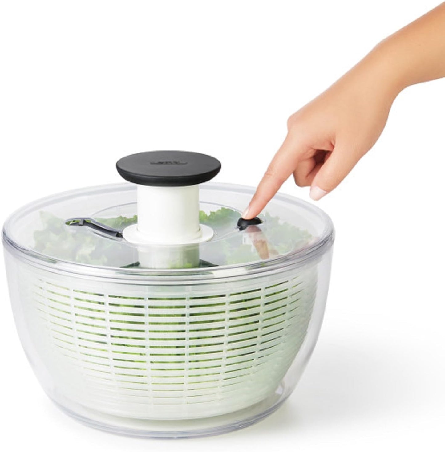 Good Grips Large Salad Spinner - 6.22 Qt., White