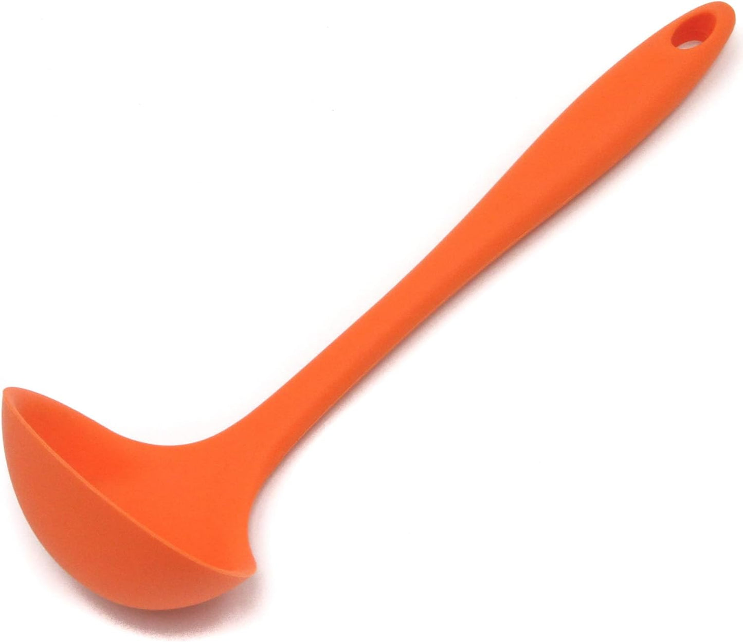 Premium Silicone Cooking Ladle, 11.25 Inch, Black