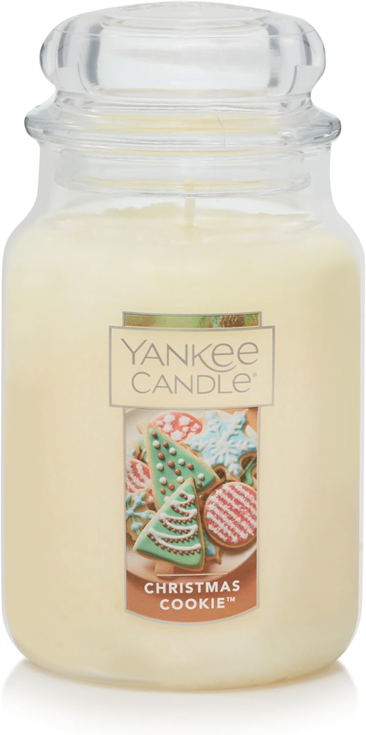 Balsam & Cedar Scented, Classic 22Oz Large Jar Single Wick Candle, over 110 Hours of Burn Time, Ideal Holiday Gift