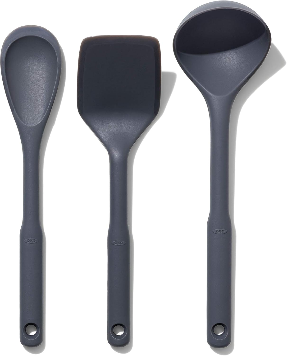 Good Grips 2-Piece Silicone Utensil Set,Gray,One Size