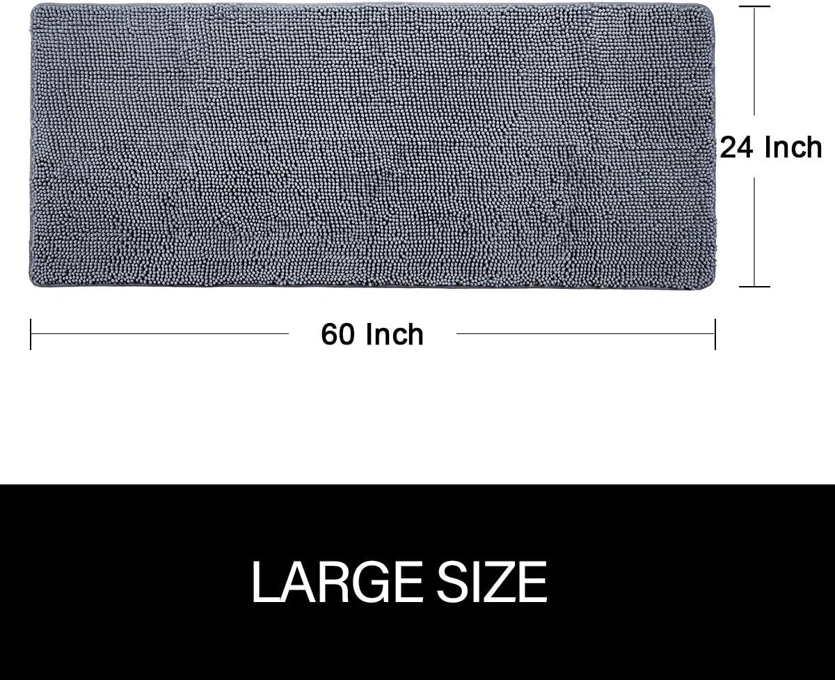 Luxury Bathroom Rug Shaggy Bath Mat 