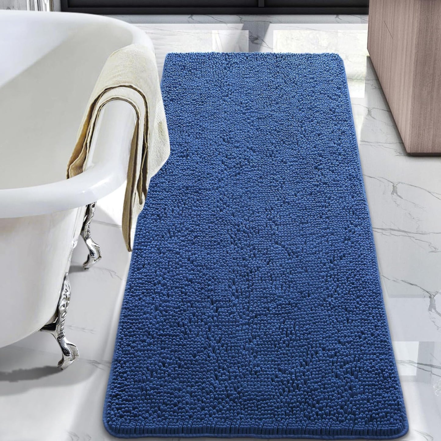 Luxury Bathroom Rug Shaggy Bath Mat 