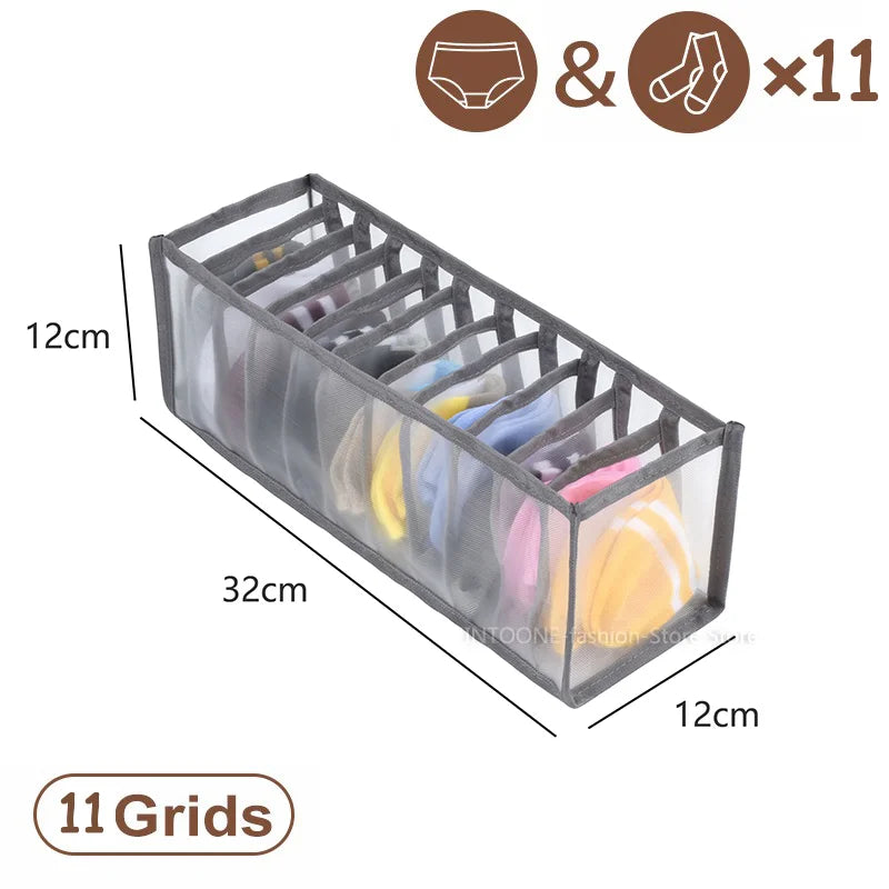 Socks Underwear Organizer Storage Box Cabinet Drawer Organizer Socks Bra Underwear Organizer Wardrobe Clothes Storage Organizer