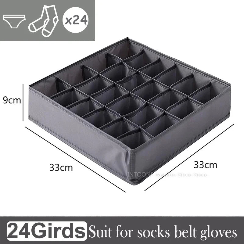 Socks Underwear Organizer Storage Box Cabinet Drawer Organizer Socks Bra Underwear Organizer Wardrobe Clothes Storage Organizer