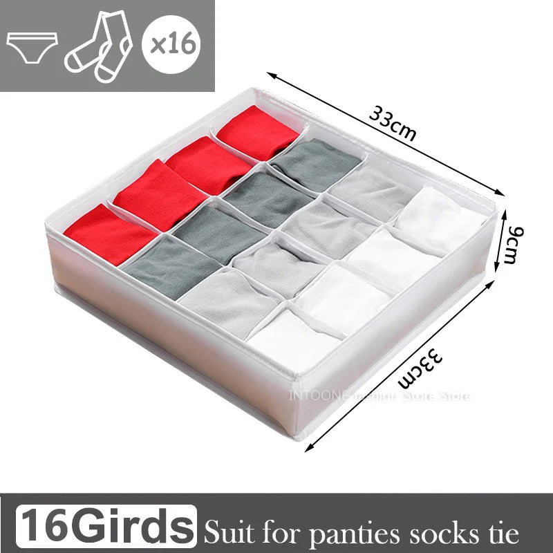 Socks Underwear Organizer Storage Box Cabinet Drawer Organizer Socks Bra Underwear Organizer Wardrobe Clothes Storage Organizer