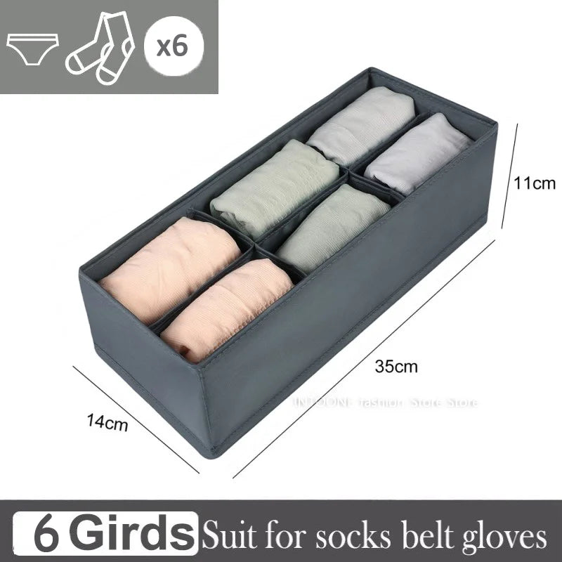 Socks Underwear Organizer Storage Box Cabinet Drawer Organizer Socks Bra Underwear Organizer Wardrobe Clothes Storage Organizer