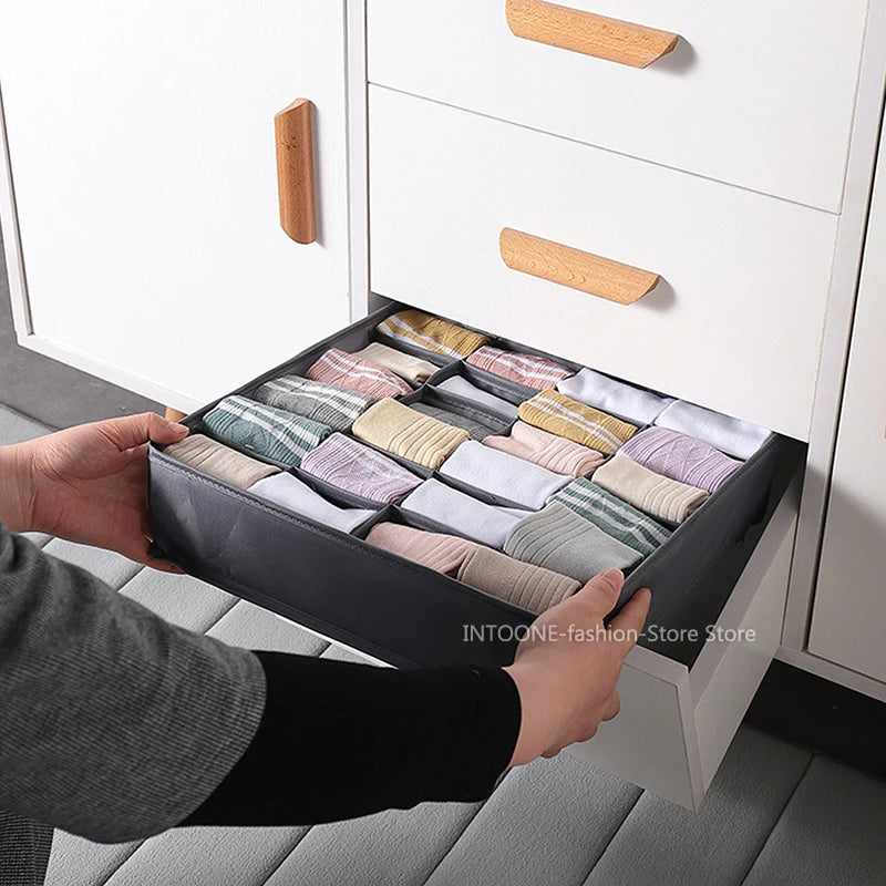 Socks Underwear Organizer Storage Box Cabinet Drawer Organizer Socks Bra Underwear Organizer Wardrobe Clothes Storage Organizer