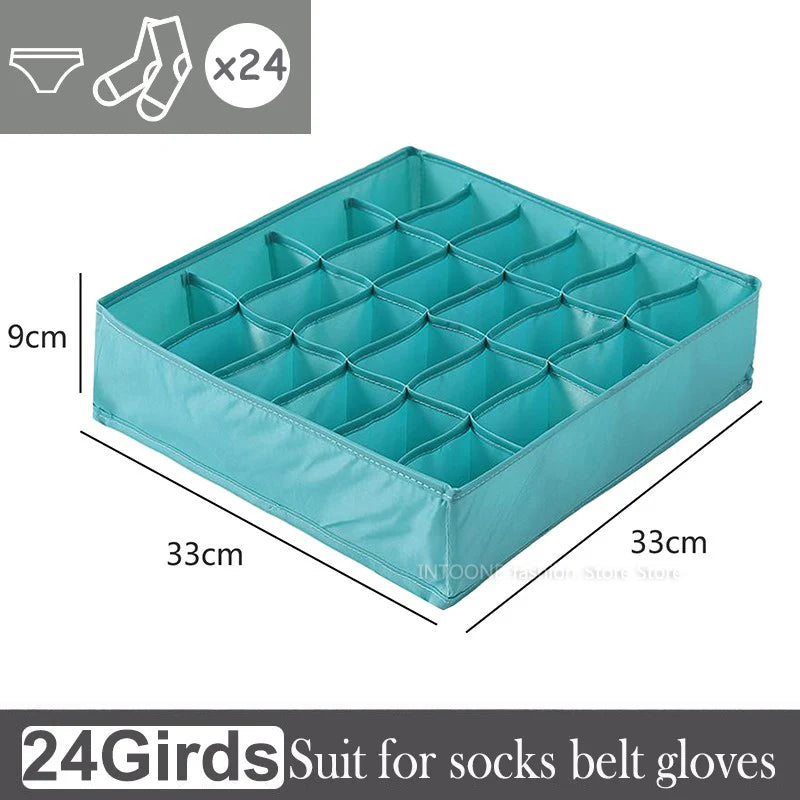 Socks Underwear Organizer Storage Box Cabinet Drawer Organizer Socks Bra Underwear Organizer Wardrobe Clothes Storage Organizer