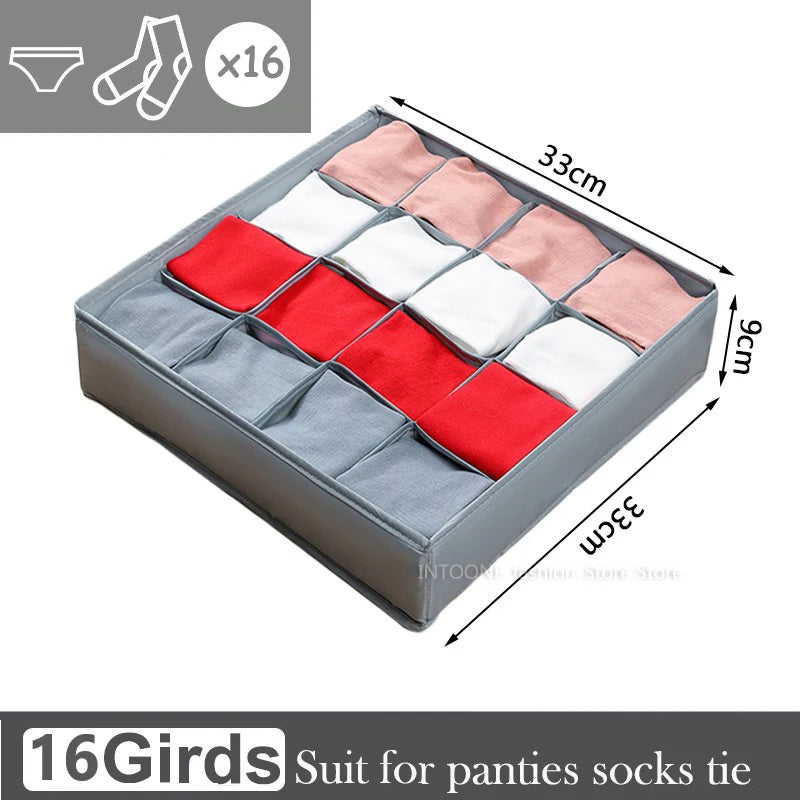 Socks Underwear Organizer Storage Box Cabinet Drawer Organizer Socks Bra Underwear Organizer Wardrobe Clothes Storage Organizer