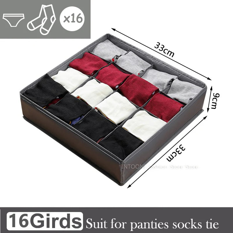 Socks Underwear Organizer Storage Box Cabinet Drawer Organizer Socks Bra Underwear Organizer Wardrobe Clothes Storage Organizer