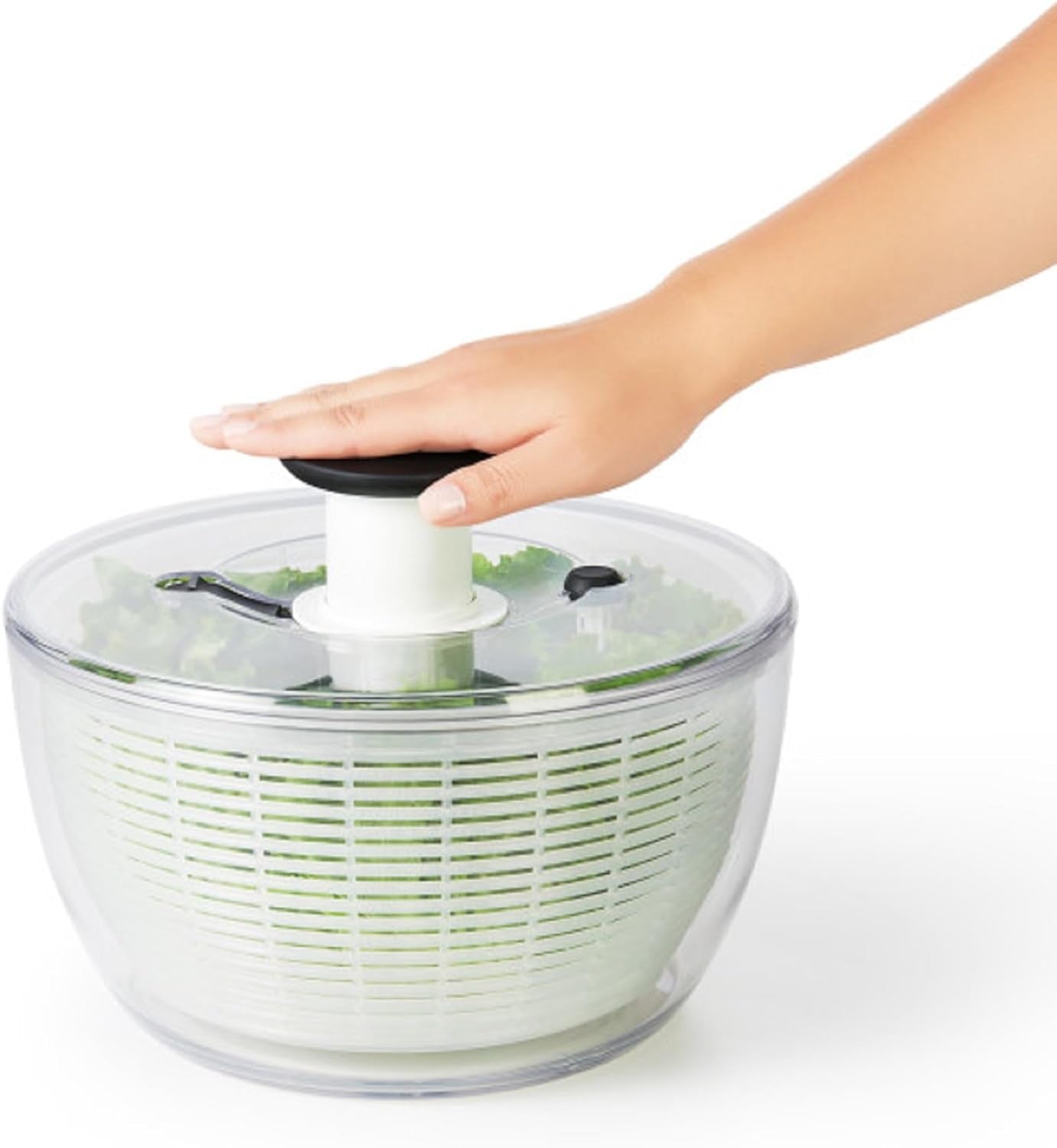 Good Grips Large Salad Spinner - 6.22 Qt., White